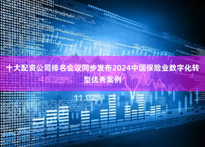 十大配资公司排名会议同步发布2024中国保险业数字化转型优秀案例
